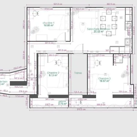 Cosy Queen - 3Ch - Hyper Centre & Parking Pau Exterior photo